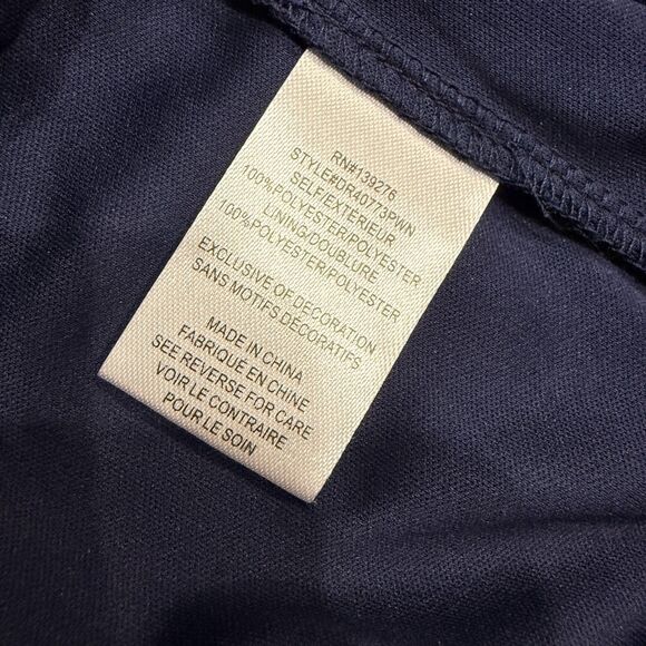 NWT DR2 by Daniel Rainn Navy Rhinestone Midi/Maxi Skirt Size Small - Picture 8 of 11